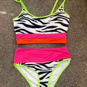 Brand new with tags Jess Lea wild zebra swim